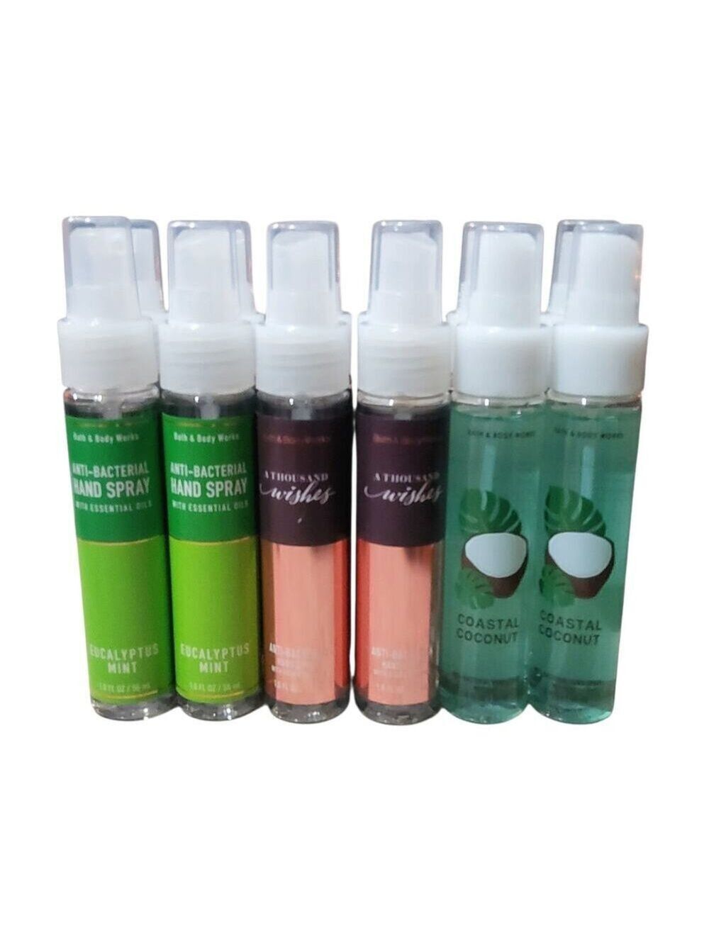 4 Hand Sanitizer Sprays 1.9 oz By Bath and Body Works